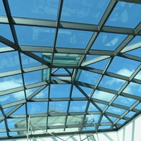 Glass cover for internal yard 05