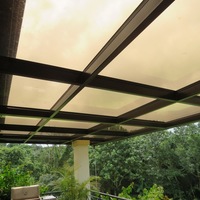 Glass covers for terraces